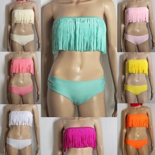 Bikini Set Bandeau Slip, S M L