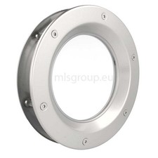 Bullauge aus Edelstahl 50 cm Rundfenster Glas klar für Wandstärke 40 +/-2 mm