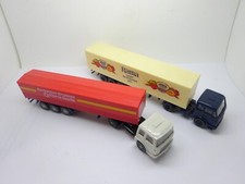 Wiking: Konvolut 2 Sattelzuge, MAN Rossbacher u. MB Rama  (Schub74)