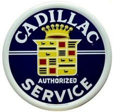Cadillac Service Schild rund -