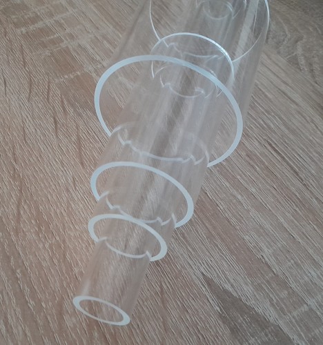 Acrylglas rohr rund zuschnitt - rund,