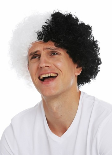 Perücke karneval afro - karneval, schwarz