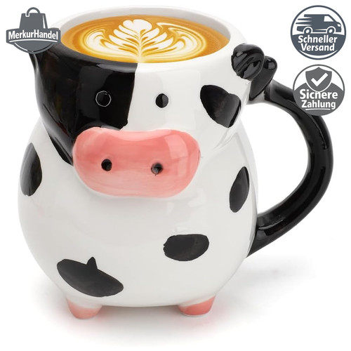 Kuh tasse keramik - kuh,