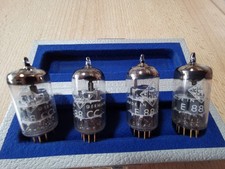 E88CC TELEFUNKEN WITH DIAMOND, TESTED, 4 PICES, CODE: ULM, KONVOLUT