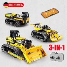 Bauspielzeug 3 in 1 Technik Ferngesteuerte Bulldozer Für Kinder RC Mit App&Fern