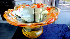 Schwere Glas Schale - MURANO -