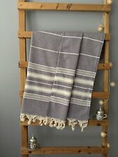 Hamamtuch Saunatuch Peshtemal Badetuch 100% Baumwolle Strandtuch 180x100 Khaki