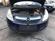 Opel Corsa D Stoßfänger vorn Frontstoßstange mit Grill Z20Z Royalblau Schaden