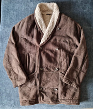 Original Stamms Herren Lammfelljacke 100% Lammfell braun Gr. 52 Lederjacke Fell