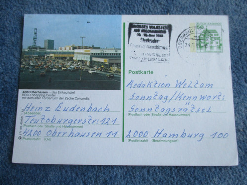 Bildpostkarte oberhausen - bildpostkarte,