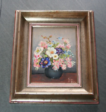 Ölgemälde Blumenvase