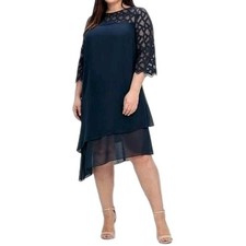 Sheego Damen Abendkleid