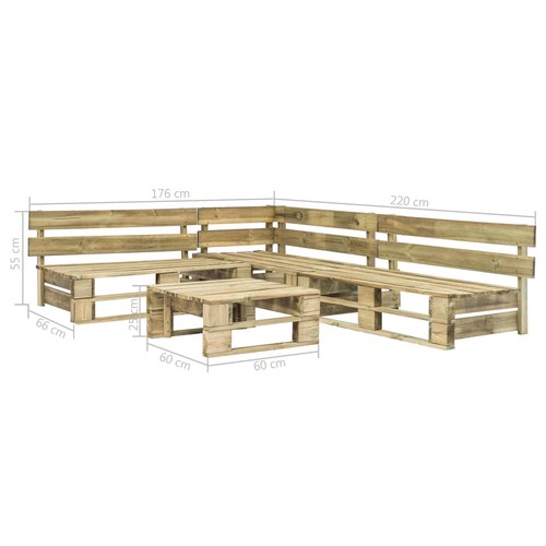 Holz palettensofa garten - holz,
