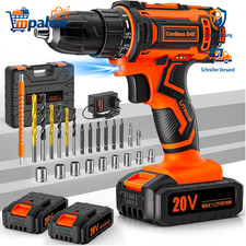 Akkuschrauber 20V 2 Akkus 2Ah