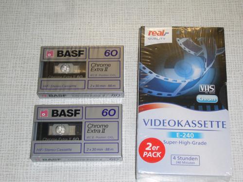 Leer kassetten x mc basf - -,