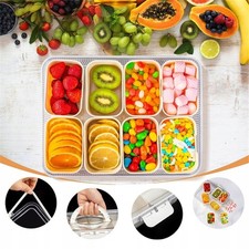 Snackbox Transparent 8 Fächer