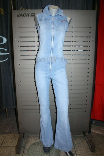 Big blue jeansoverall boa - blue,