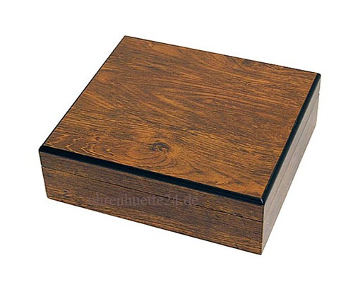 Uhrenbox aus furnierholz - uhrenbox,