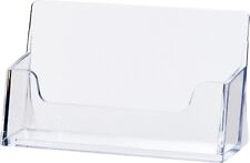 helit Visitenkartenständer Visitenkartenhalter glasklar für ca 50 Karten H235092