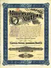 Minerva Motors 1920 Anvers Antwerpen Bruxelles Brüssel 27 Francs Titres Anciens