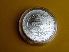 Münze 925er Silber San Marino 5 Euro 2008 stgl. Jahr des Planeten Erde