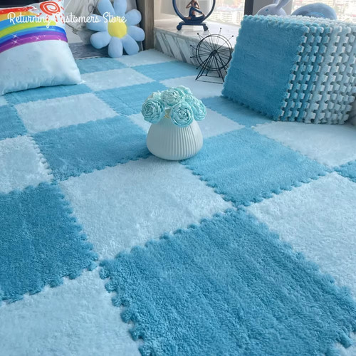 30x30cm plüsch spielmatte - plüsch,