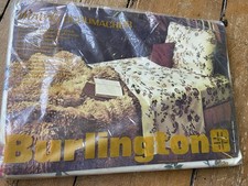 Vintage 70’s Waverley Schumacher Burlington Queen Size Flat Sheet unbenutzt 