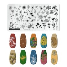 Blumen stamping schablone - blumen,