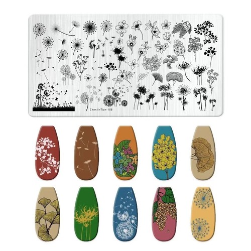 Blumen stamping schablone - stamping,