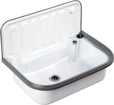 Waschbecken Ausgussbecken Stahl Werkstatt Garten Stahl-Ausgussbecken