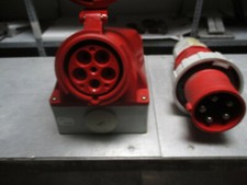 Kraftsteckdose 125 A Neuwertig