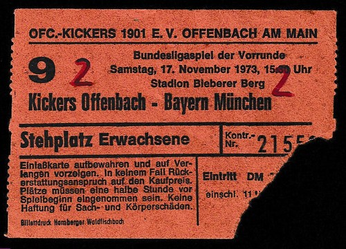 Ticket 1973 kickers - ticket,