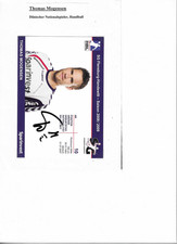 Thomas Mogensen,  Handball, Originalautogramm