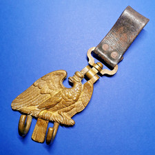 Trommelhaken, groß, Messing