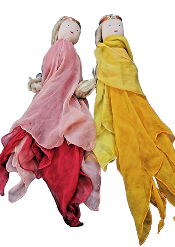 Handpuppe stoffpuppe - 2x,