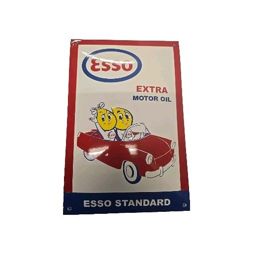 Platte emailliertes auto esso - emailliertes,