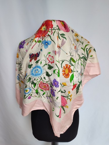 Gucci blumen schal - gucci, seide