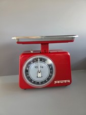 Vintage Stube Küchenwaage Rot