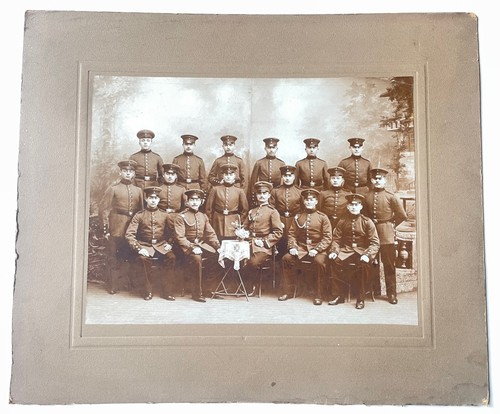 Großes soldaten atelierfoto - soldaten,