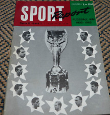 Sport Report Serie B Band 1 Fussball WM 1930-1962  inkl Karten hinten 1965