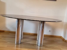 Draenert oval Esstisch Granit Marmor Luxus Design edel Naturstein, 178 x 100 cm