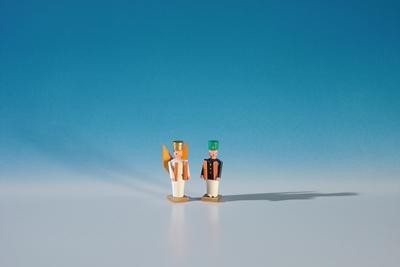 Miniatur engel und bergmann - miniatur,