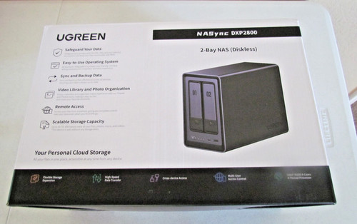 Ugreen dxp2800 nasync bay - ugreen, 2-bay