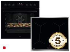 AEG AH53B Set Pyrolyse Herd OU5PE40AK + Induktionskochfeld OIX64A00XB