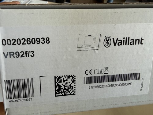 Vaillant vr92f regler - vaillant, vr92f/3