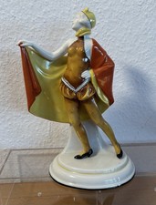 Porzellan Figur Tänzerin Galluba & Hoffmann 24 cm unbeschädigt Teufel ? Figur