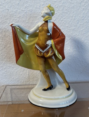 Porzellan figur tänzerin - figur,