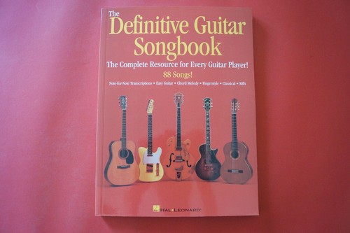 The definitive guitar songbook - the,