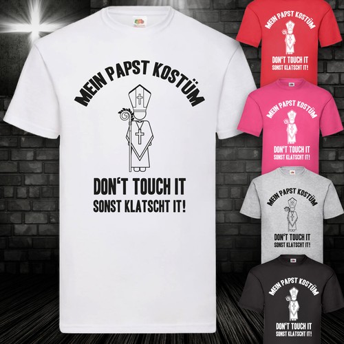 Papst kostüm shirt - papst, t-shirt