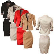 STANDESAMT KOSTÜM PENCIL ROCK UND BLAZER MIT FUTTER IN  LEOPARDEN MUSTER